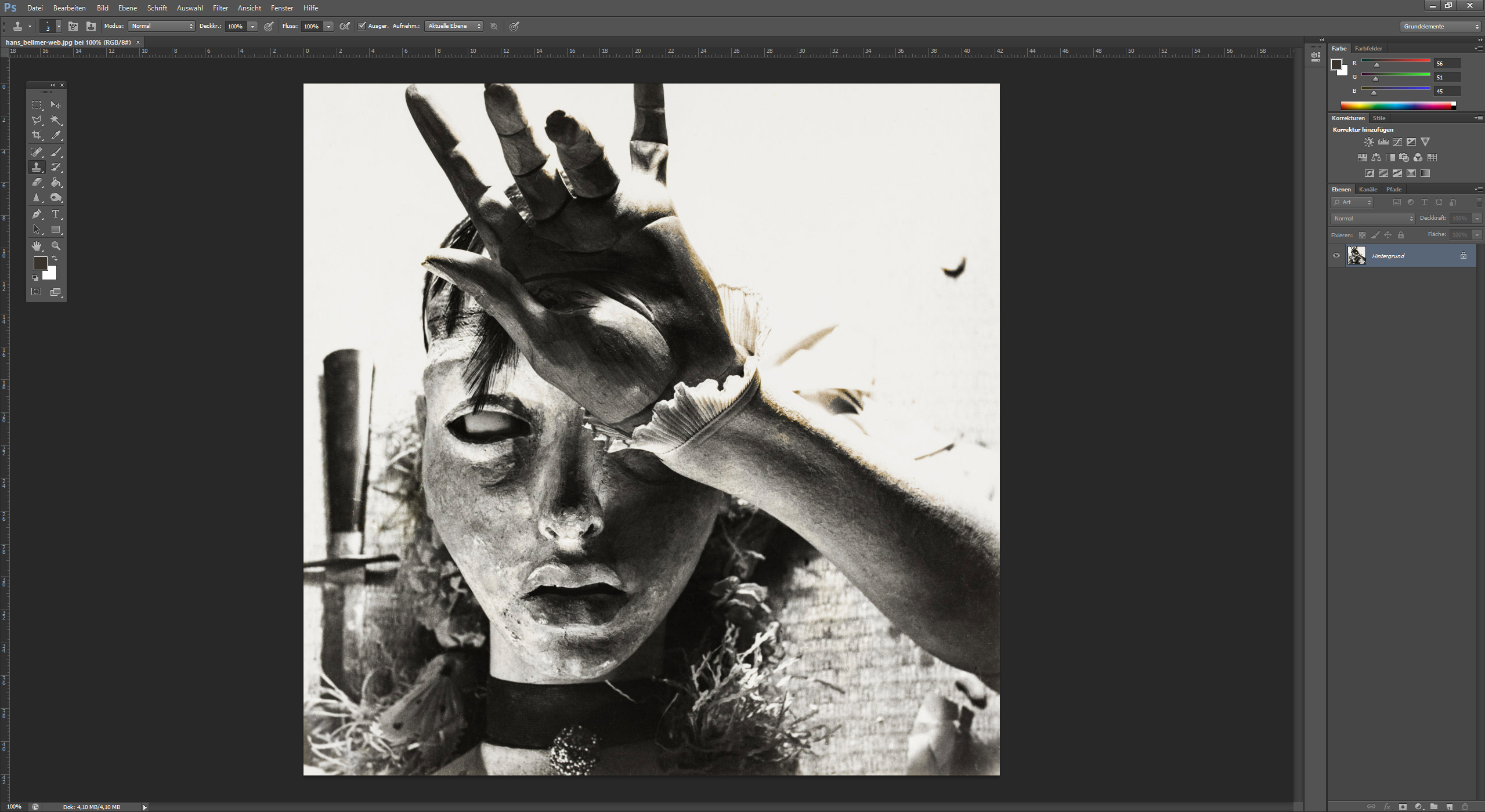 Hans Bellmer: Die Puppe (Photoshop)